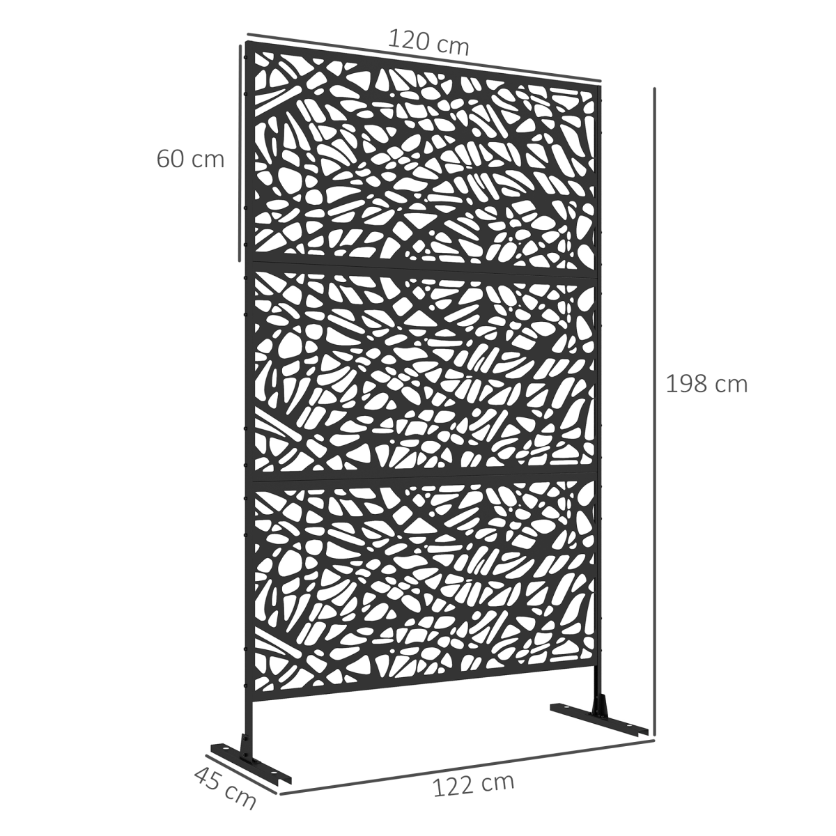 cortex-london-york-twisted-line-steel-outdoor-privacy-screen-black