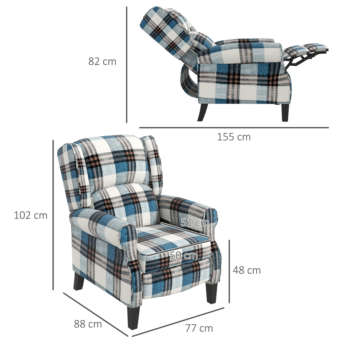 cortex-london-york-blue-wingback-recliner-chair-with-padded-armrests