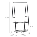 cortex-london-york-a-shaped-black-steel-clothes-rack-two-tier