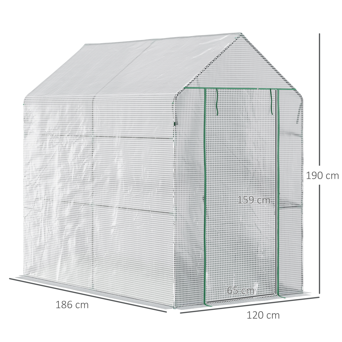 cortex-london-steeple-white-walk-in-garden-greenhouse-four-wire-shelves