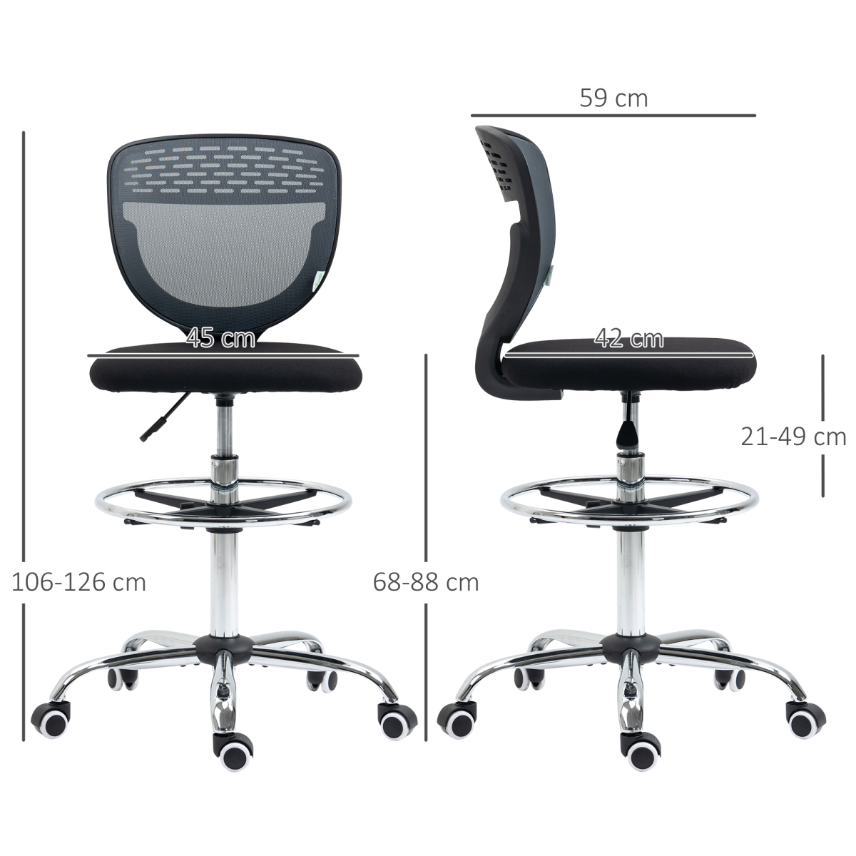 cortex-london-vinsetto-york-tall-draughtsman-office-chair-grey