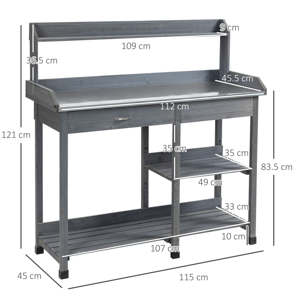 cortex-london-kensington-garden-potting-bench-galvanised-metal-top-natural-solid-wood