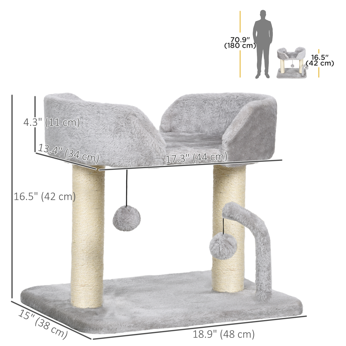 cortex-london-york-cat-tree-light-grey-cream-white-sisal-scratching-posts
