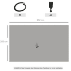 4Pk Gazebo Replacement Sidewalls Privacy Panel for Most 3 x 4m Light Grey