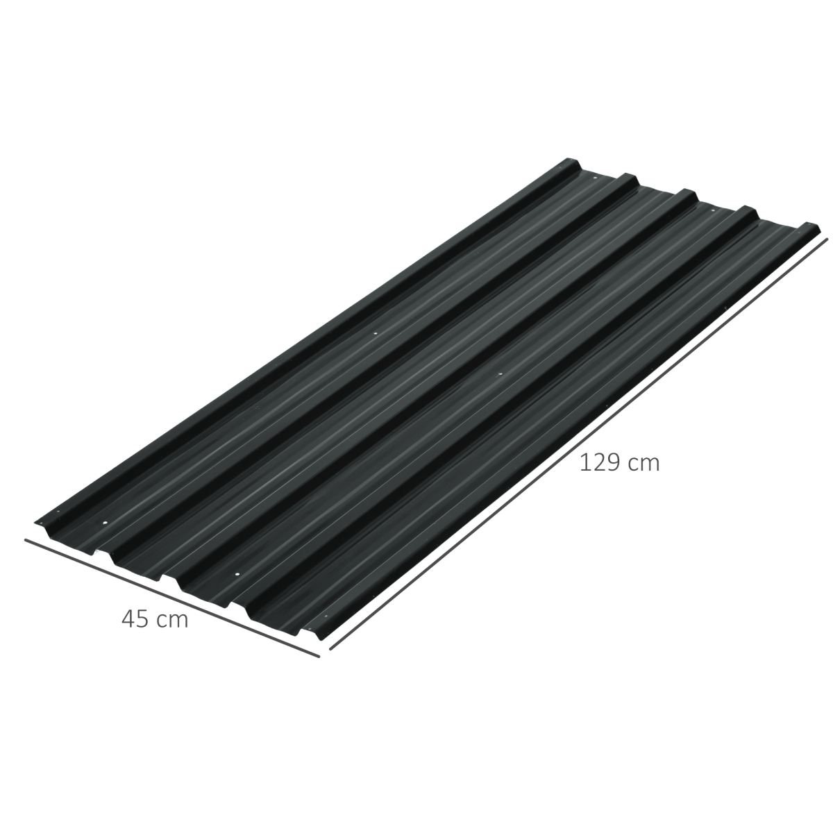 cortex-london-windsor-galvanised-steel-roofing-sheets-pack-of-12-dark-grey