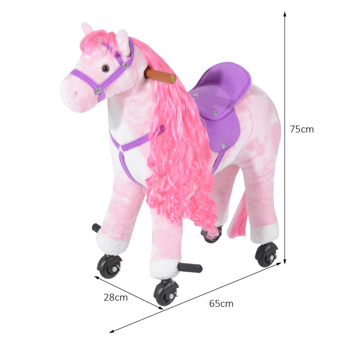 cortex-london-windsor-mechanical-walking-ride-on-pony-plush-sound