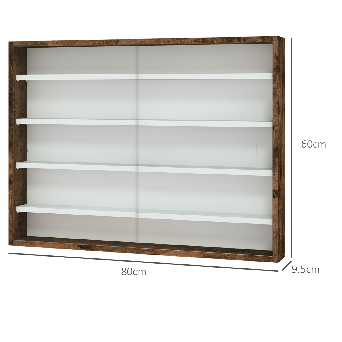 cortex-london-york-five-tier-wall-display-cabinet-glass-doors-rustic-brown