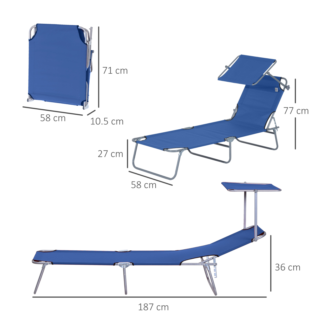 cortex-london-brighton-blue-reclining-folding-lounger-sun-shade