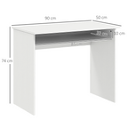 Workstation, 50Lx90Wx74H cm-White