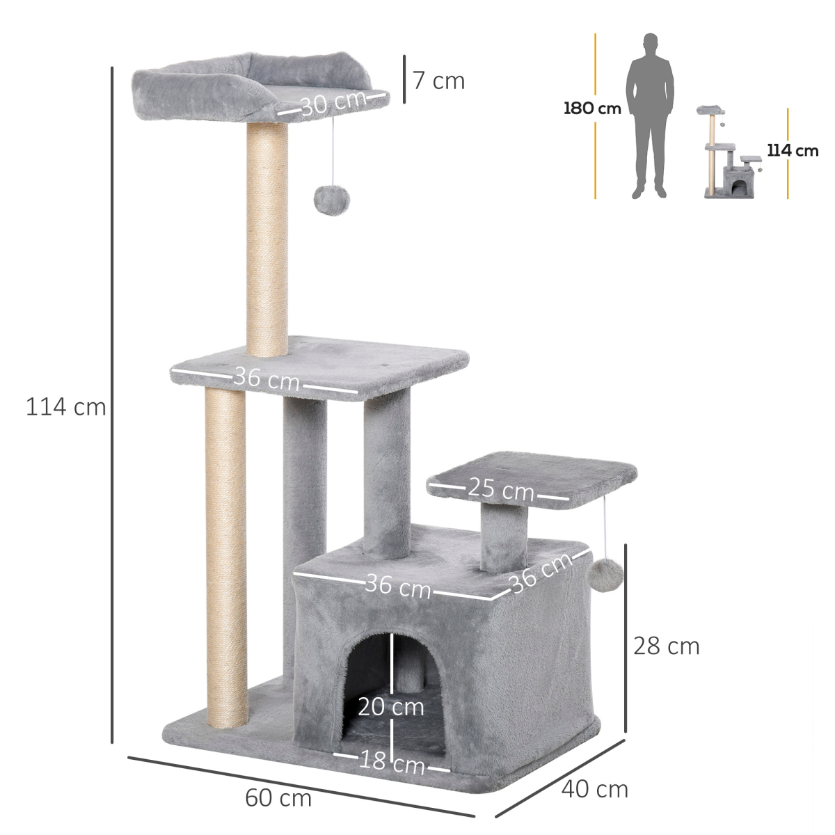 cortex-london-york-cat-tree-tower-sisal-scratching-posts-three-perches-two-play-balls