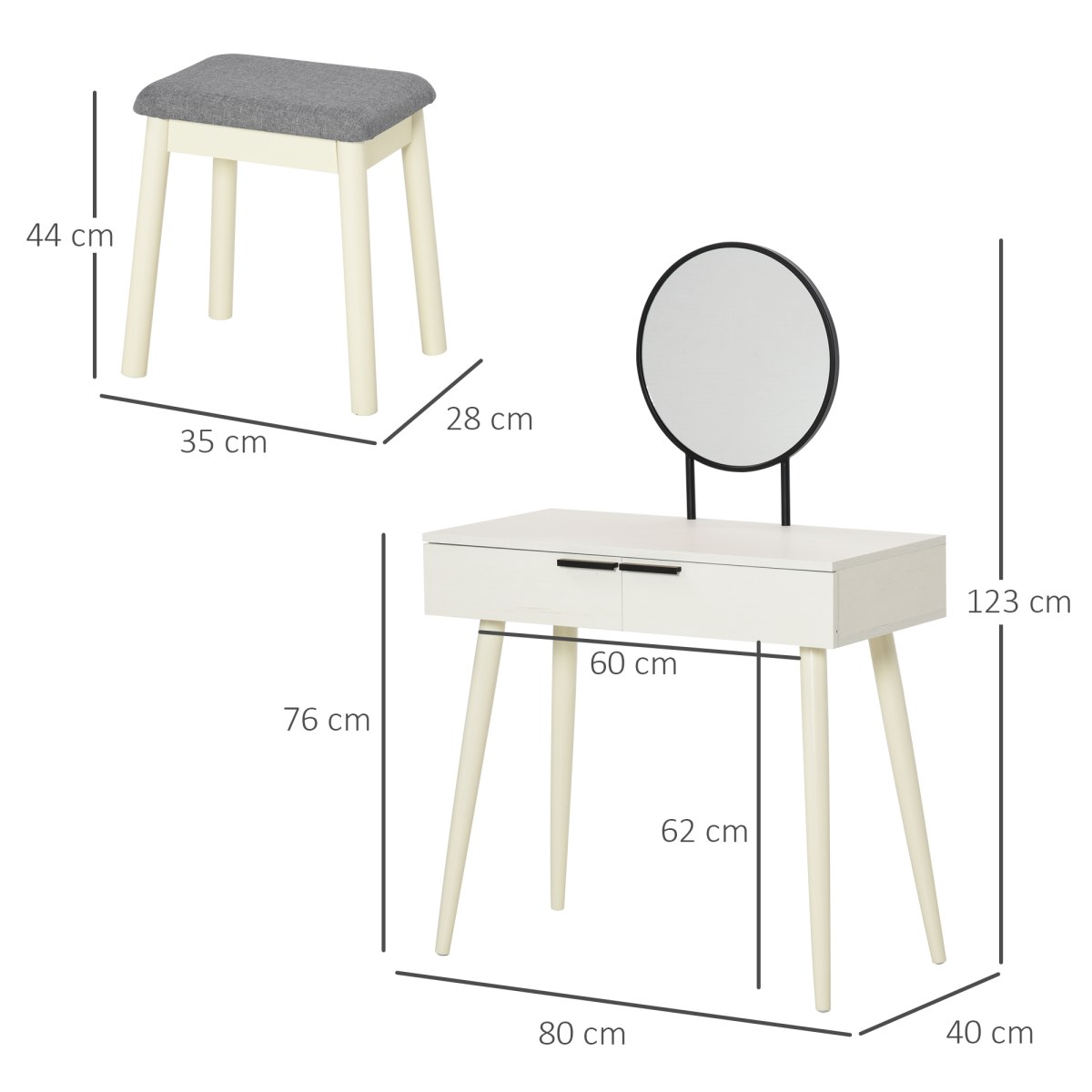 cortex-london-kensington-white-dressing-table-round-mirror-stool