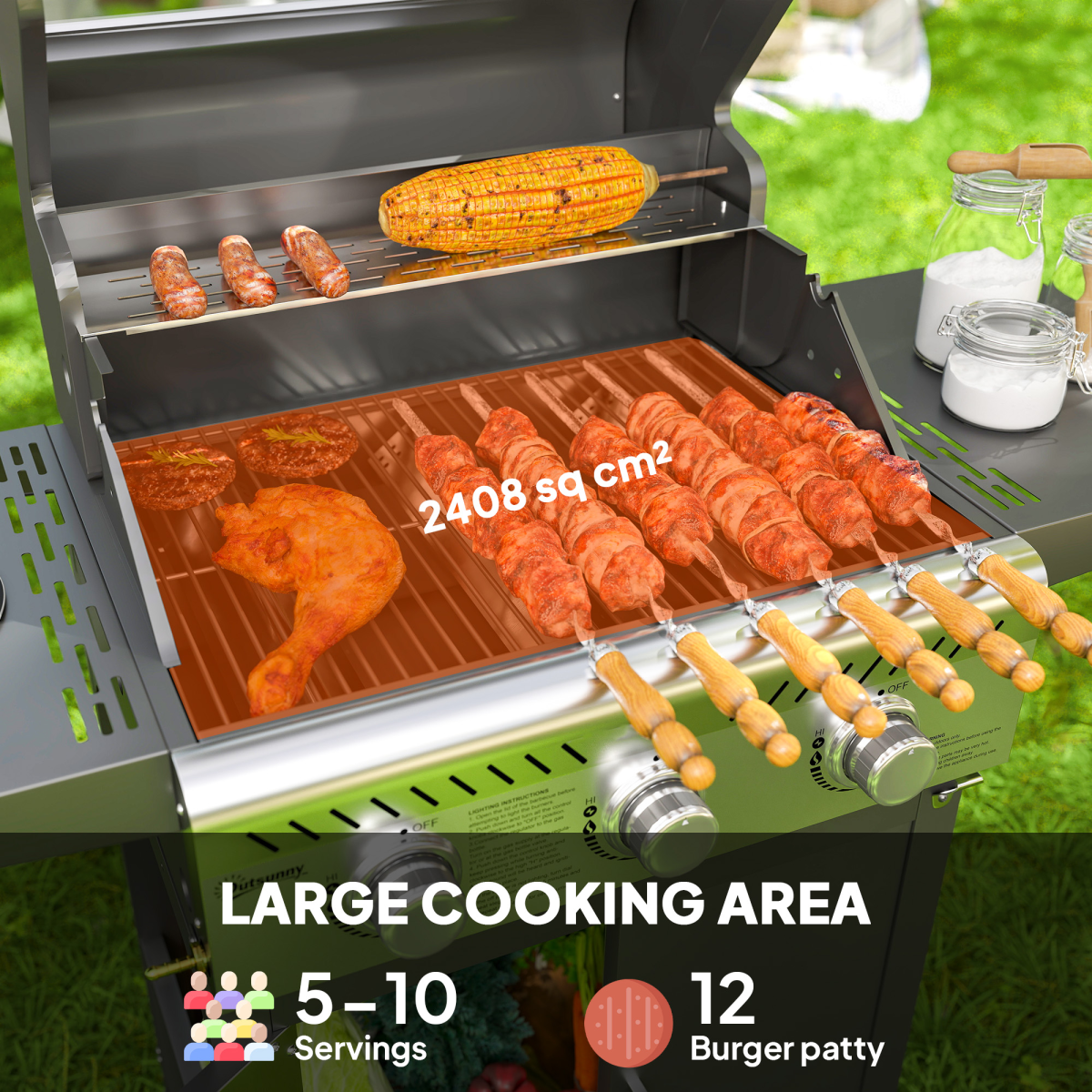 cortex-london-windsor-three-burner-propane-gas-bbq-grill-black-silver-tone