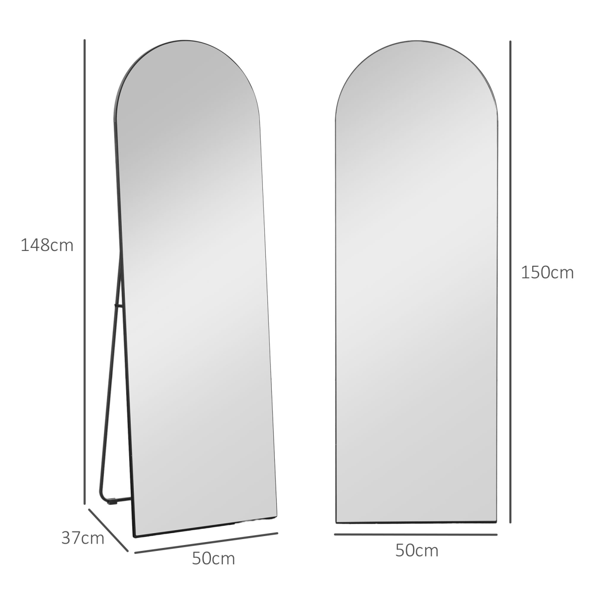 cortex-london-windsor-black-full-length-floor-mirror