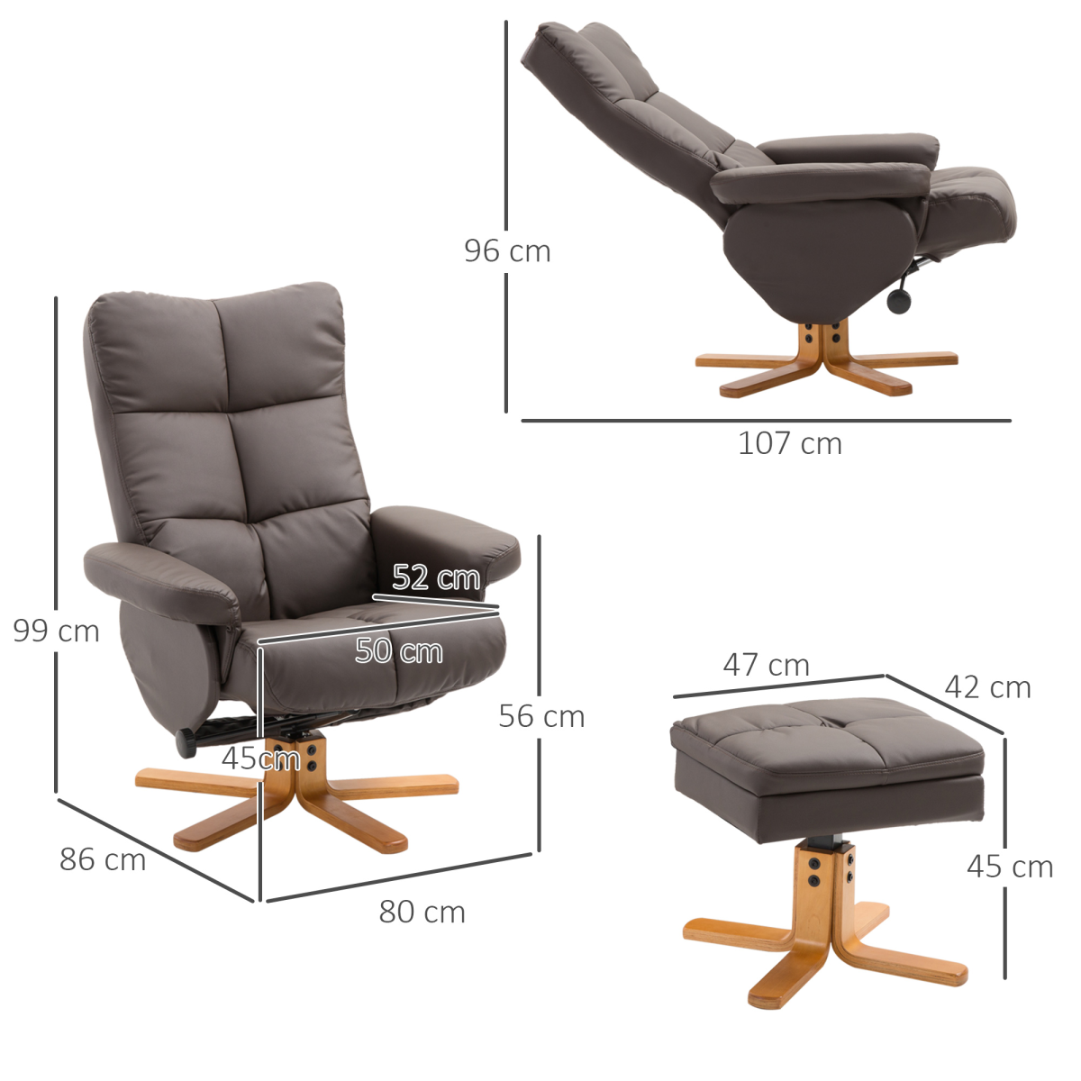 cortex-london-windsor-brown-faux-leather-recliner-chair-ottoman