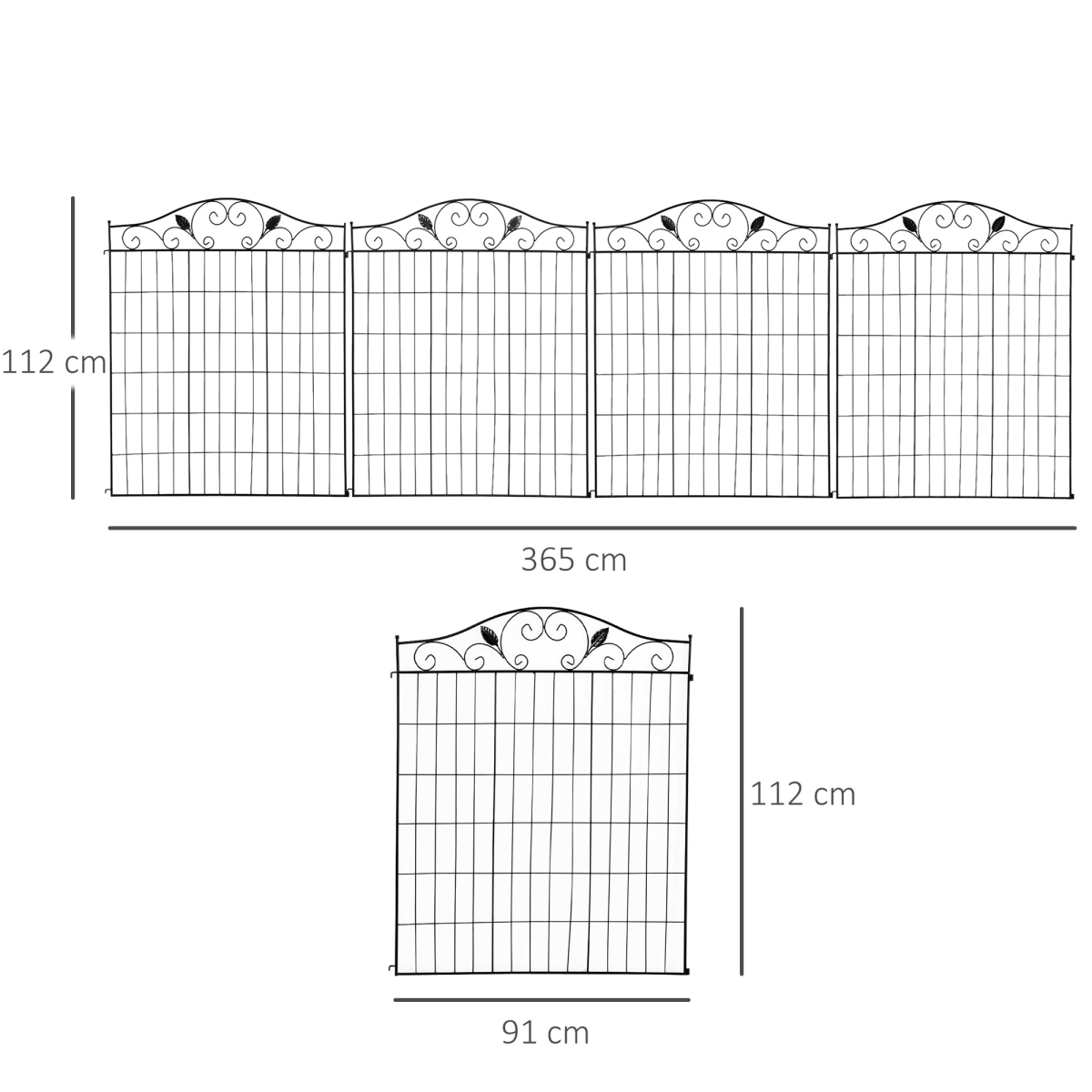 cortex-london-windsor-vine-garden-fence-panels-steel-wire-border-edging