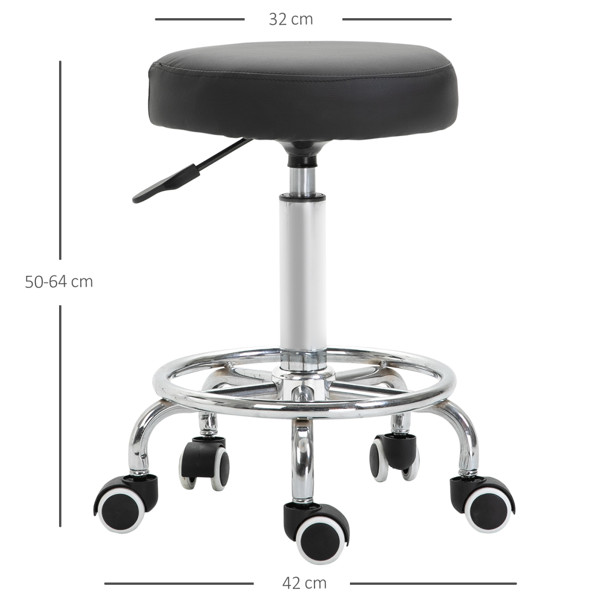 cortex-london-york-adjustable-pu-leather-stool-footrest