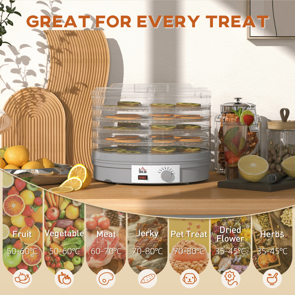 cortex-london-yorkshire-five-tier-food-dehydrator-grey