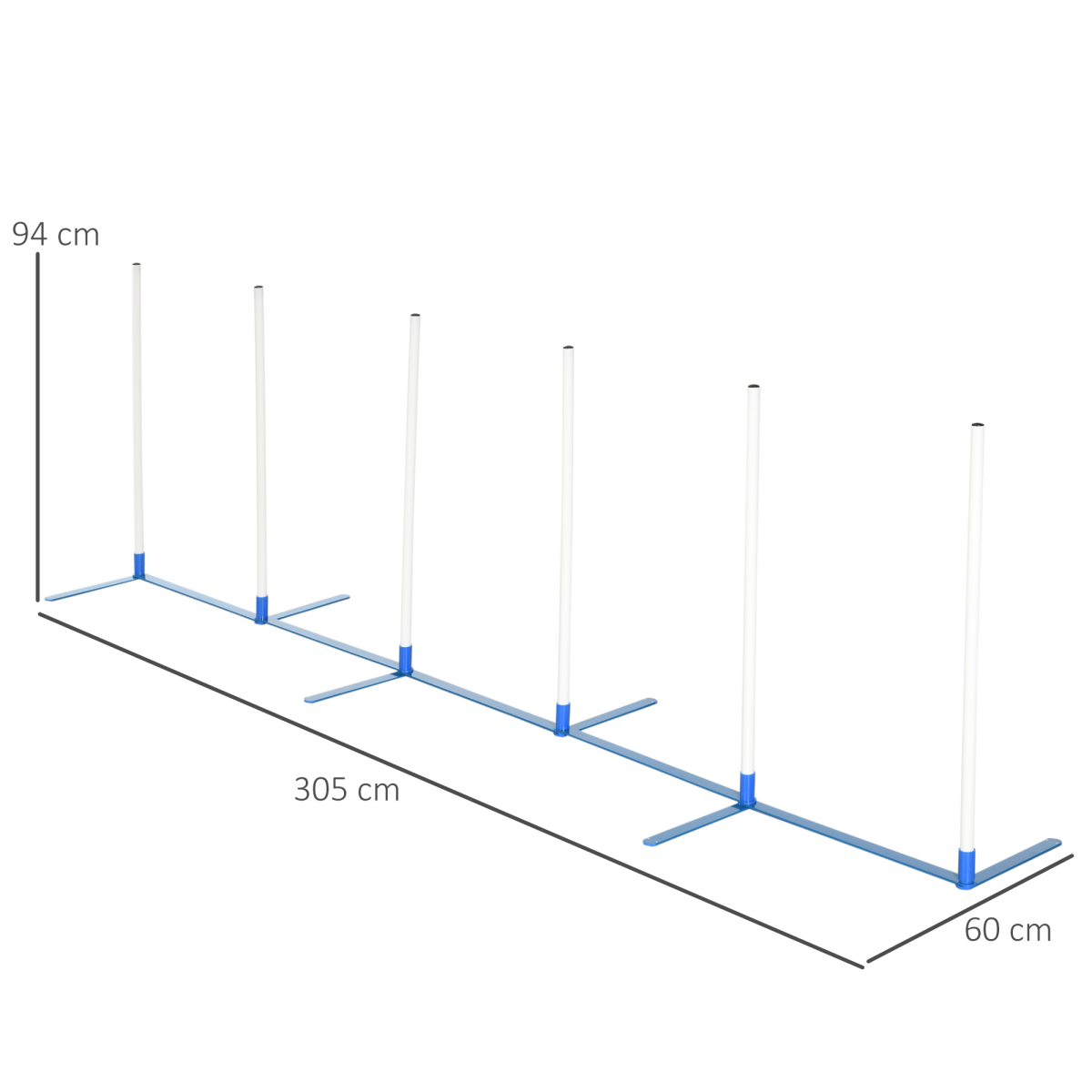 cortex-london-windsor-dog-weave-pole-agility-training-set-six-poles-storage-bag