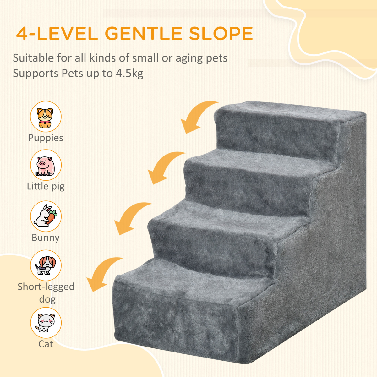 cortex-london-york-four-step-pet-stairs-light-grey