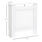 78Lx19Wx82Hcm Radiator Cover Heating Cabinet Grill Style Diamond Design