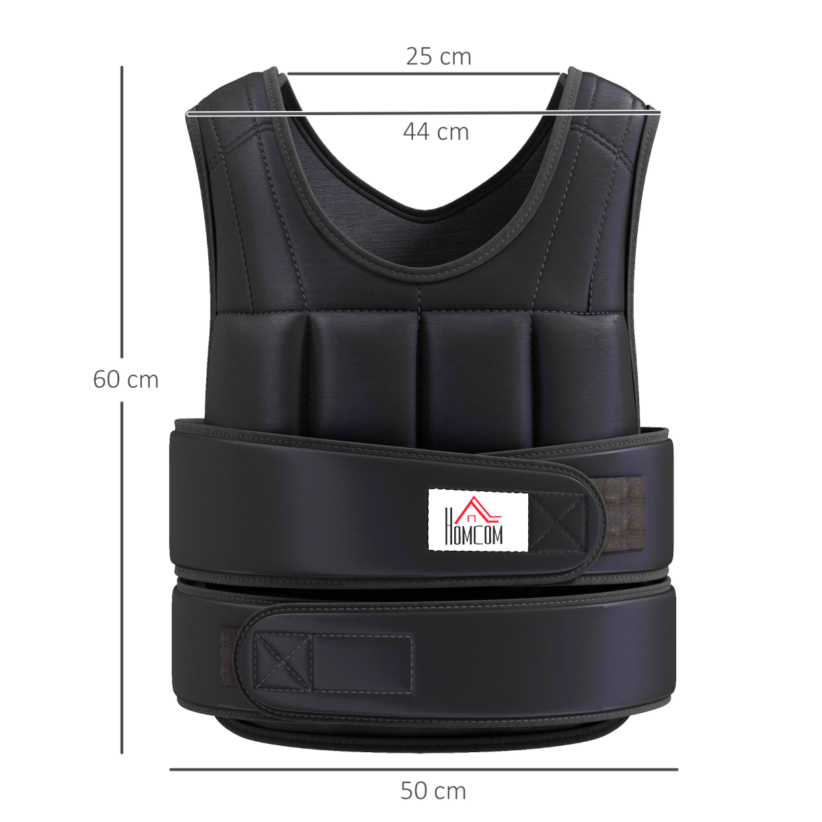 cortex-london-york-15kg-adjustable-weighted-training-vest-black