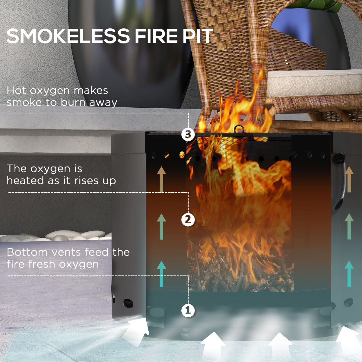 cortex-london-york-38cm-smokeless-wood-burning-fire-pit-dark-grey