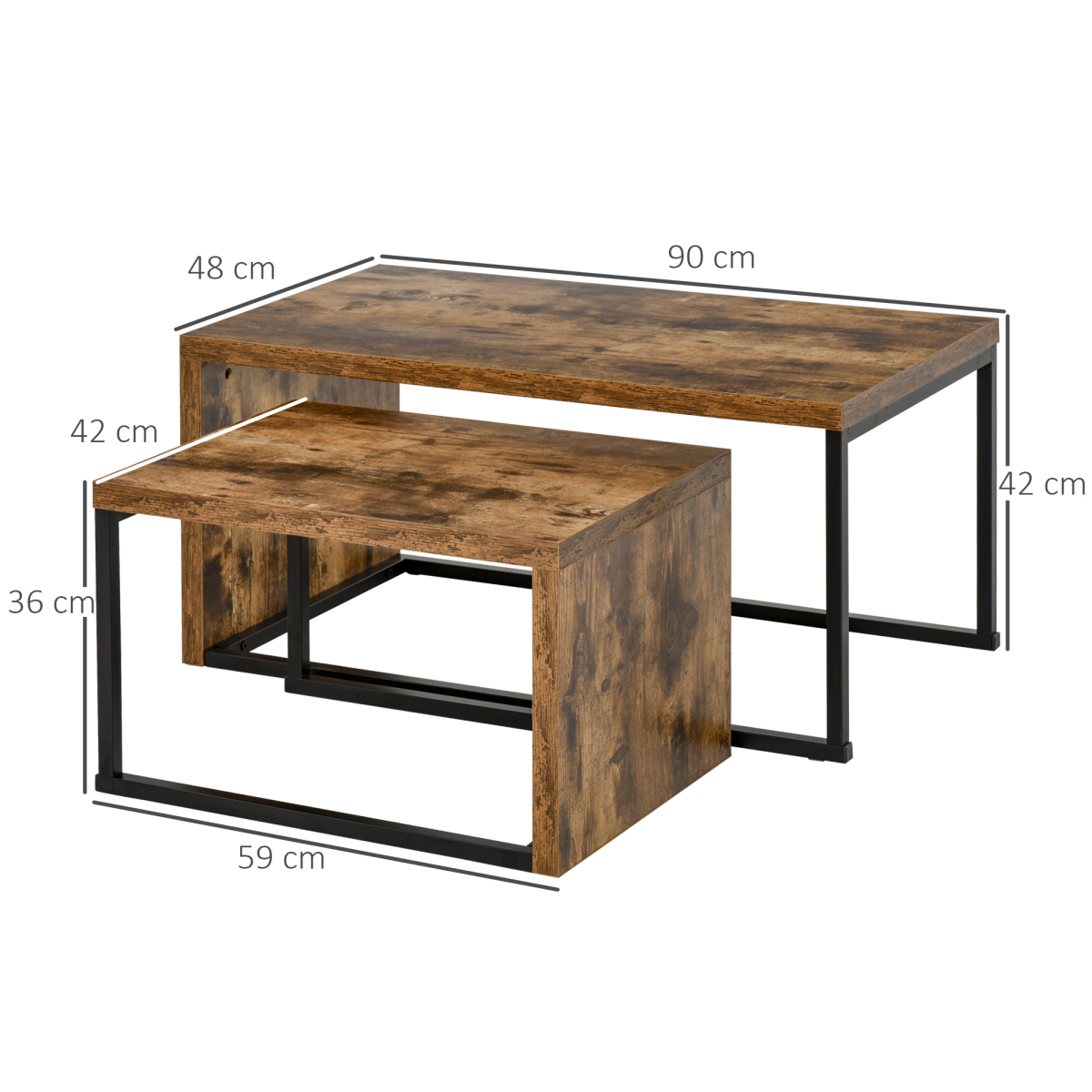 cortex-london-windsor-coffee-table-set-of-2-wood-grain-black-base