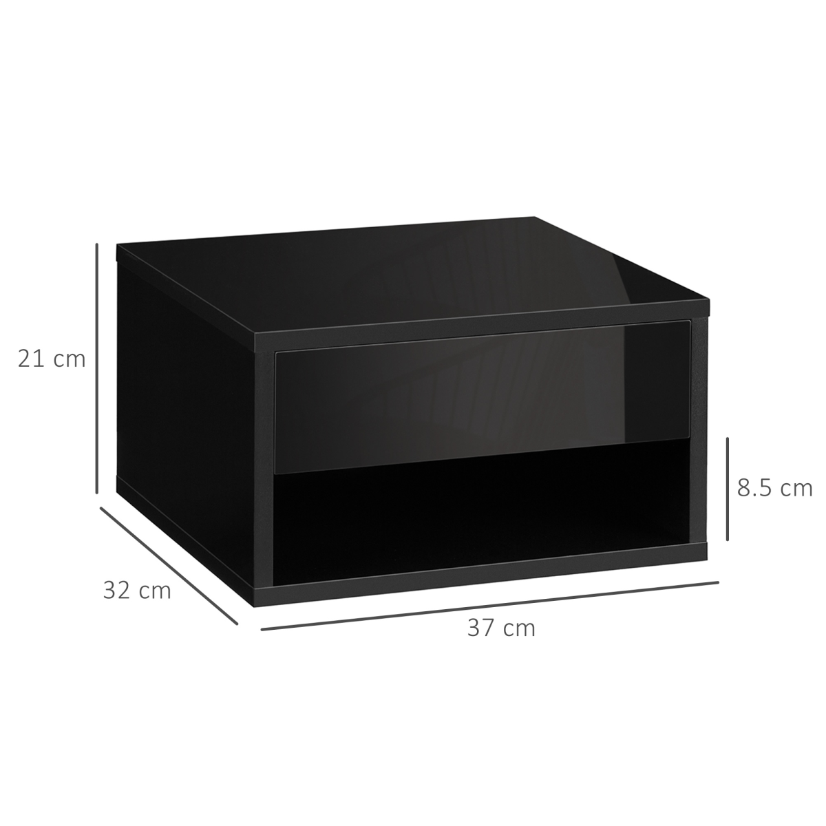 cortex-london-york-black-floating-bedside-table-set-of-2-with-drawer-and-shelf