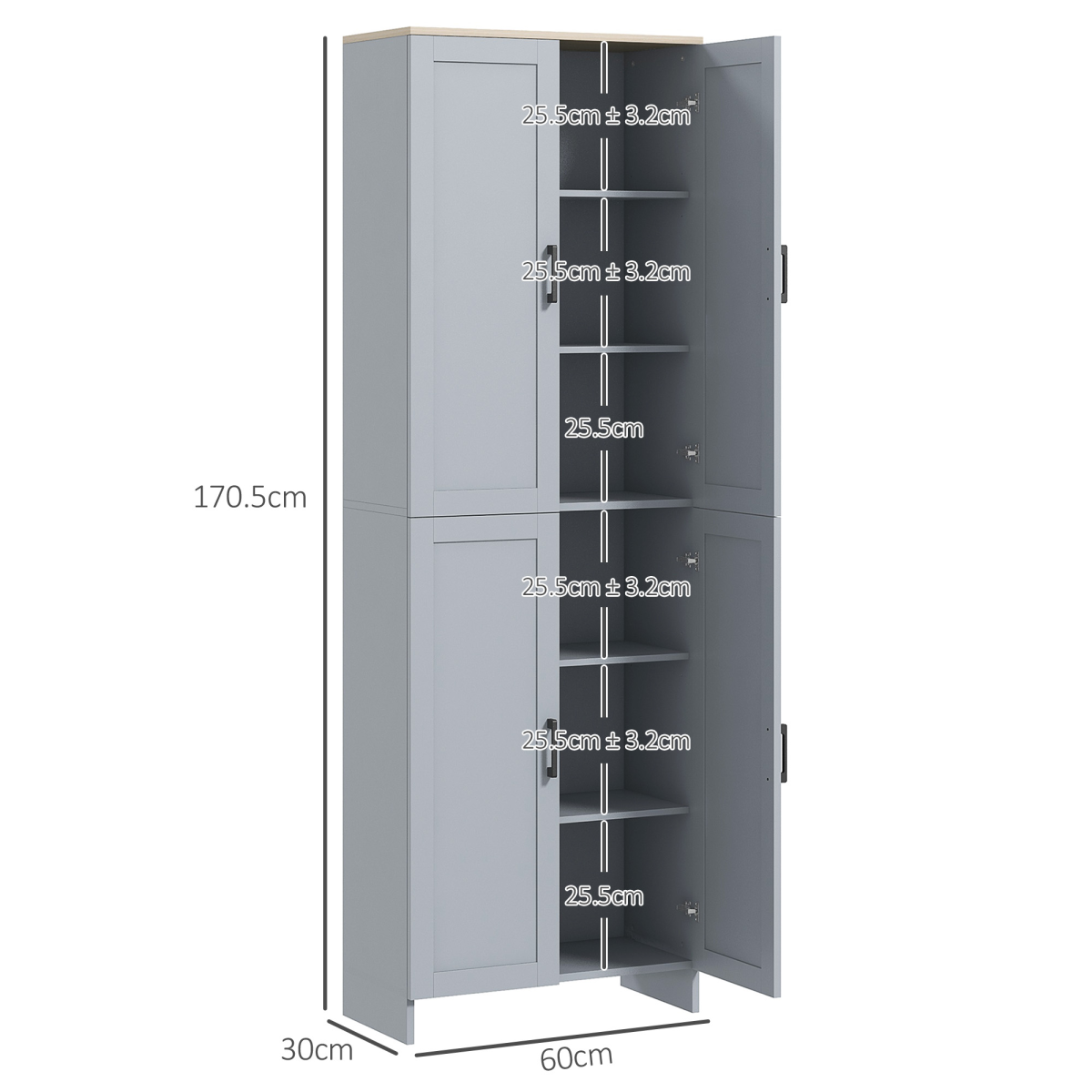 cortex-london-windsor-grey-kitchen-storage-cabinet-six-shelves