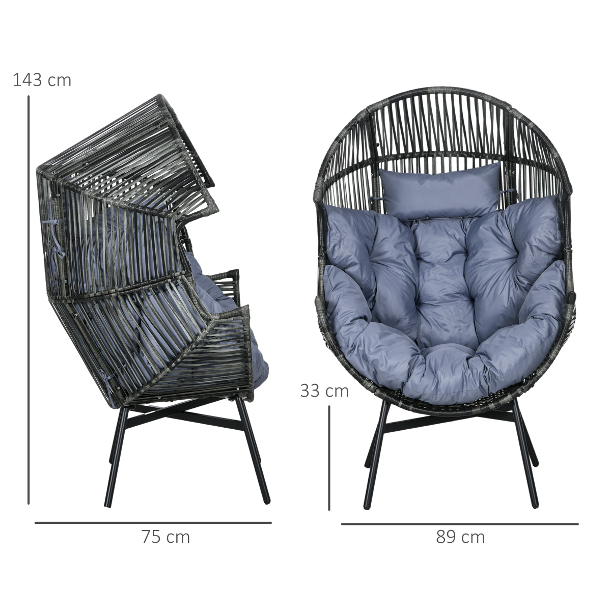 cortex-london-outsunny-rattan-leisure-chair-cushion-garden-egg-chair-headrest-grey