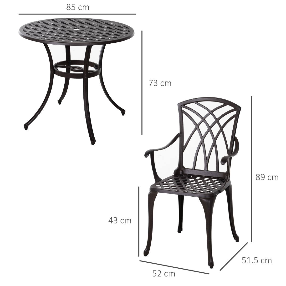 cortex-london-windsor-cast-aluminium-four-seater-garden-dining-set-brown