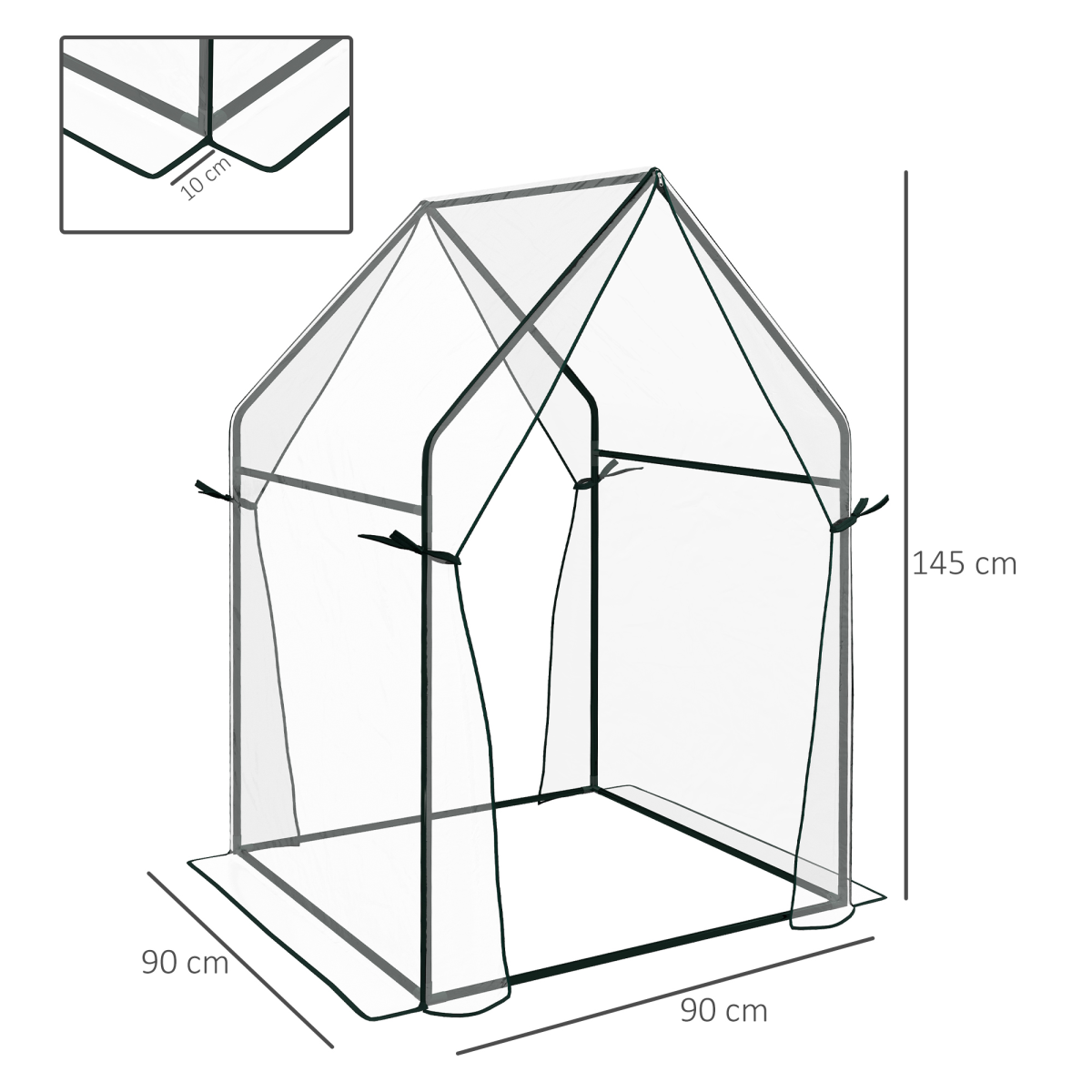 cortex-london-windsor-tomato-greenhouse-clear-steel-plastic-uv-resistant-cover-two-zipped-doors