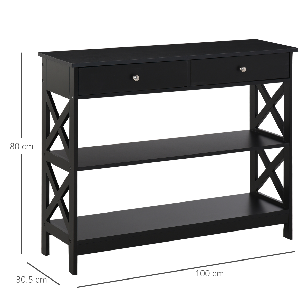 cortex-london-york-black-console-table-with-drawers-and-shelves
