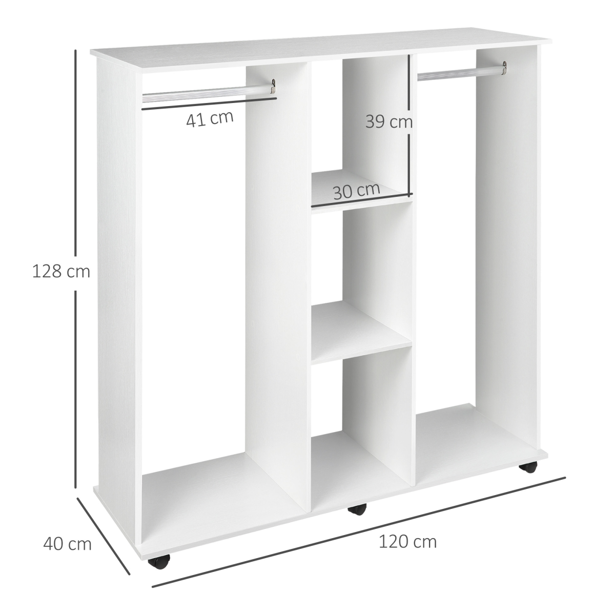 cortex-london-windsor-mobile-double-open-wardrobe-hanging-rails-white