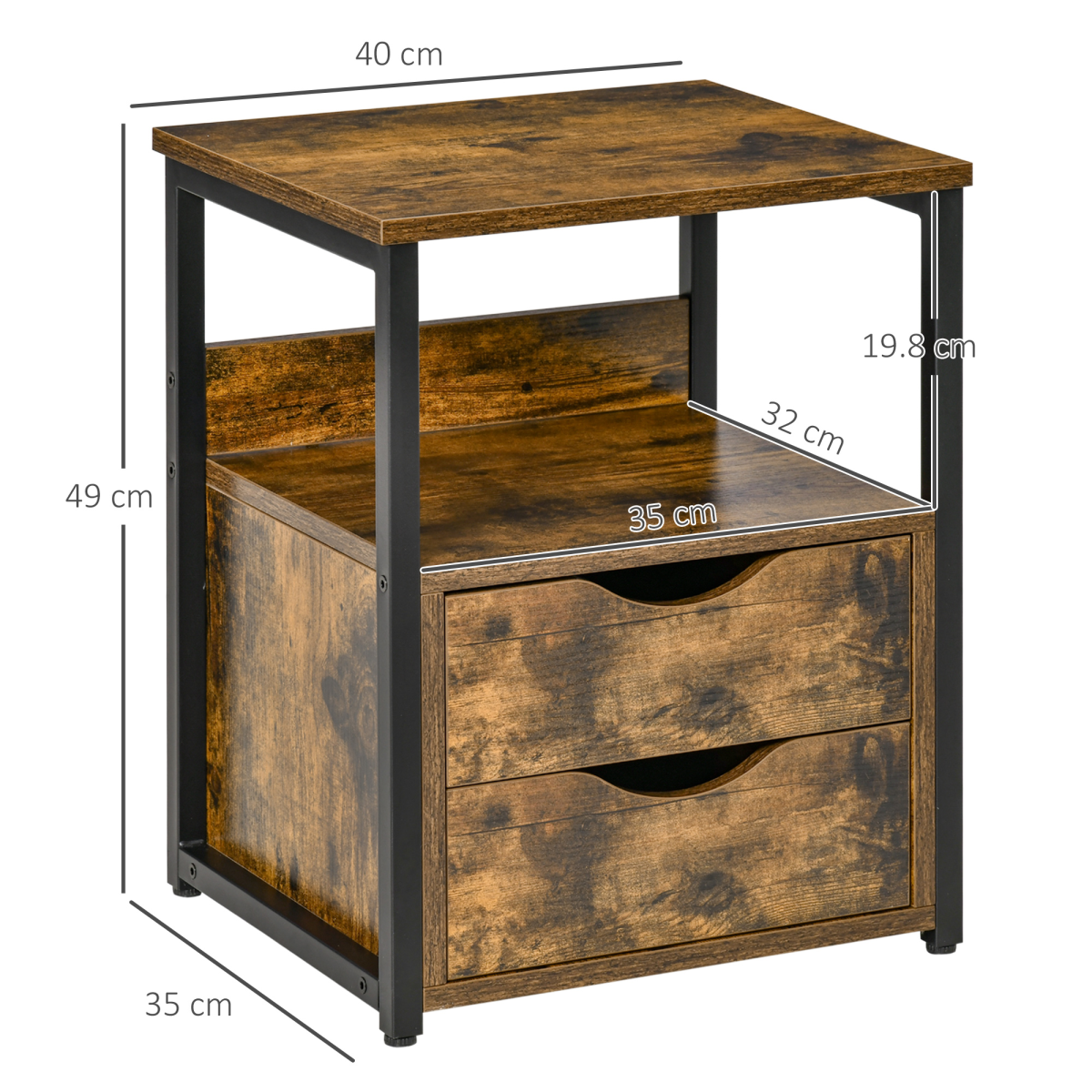 cortex-london-york-bedside-storage-cabinet-rustic-brown-two-drawers-shelf
