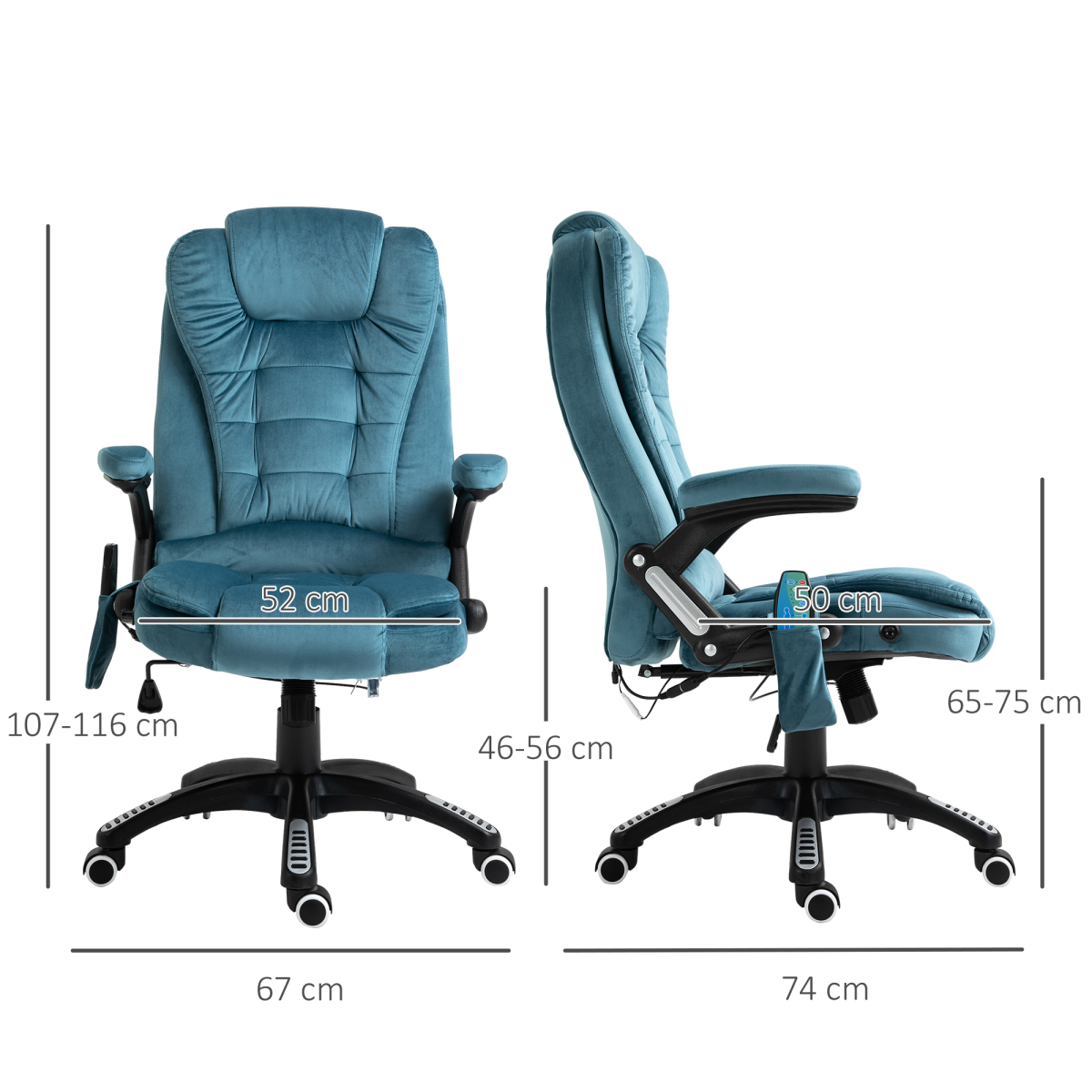 cortex-london-windsor-blue-heated-massage-executive-reclining-chair