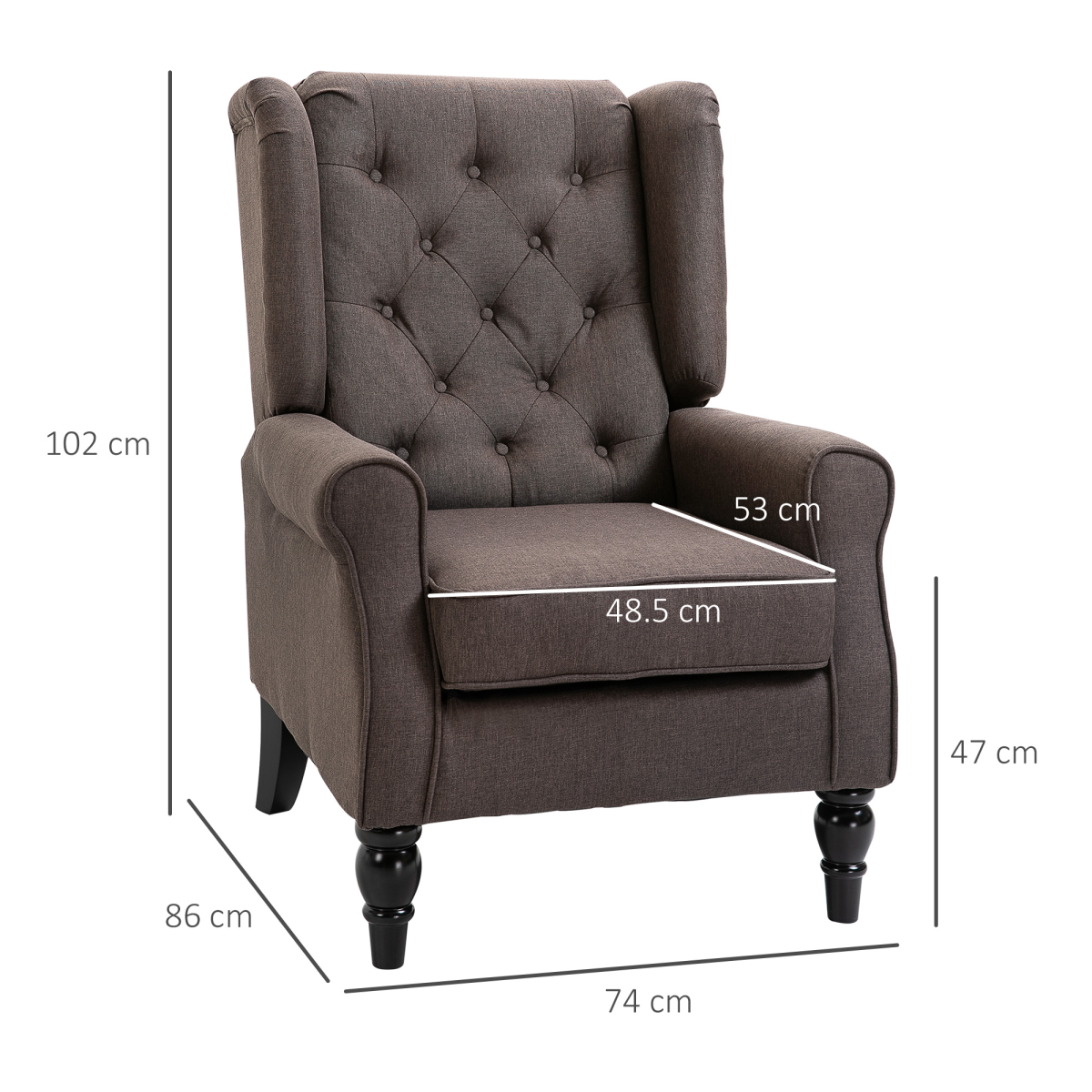 cortex-london-york-retro-wingback-accent-chair-brown-wood-frame