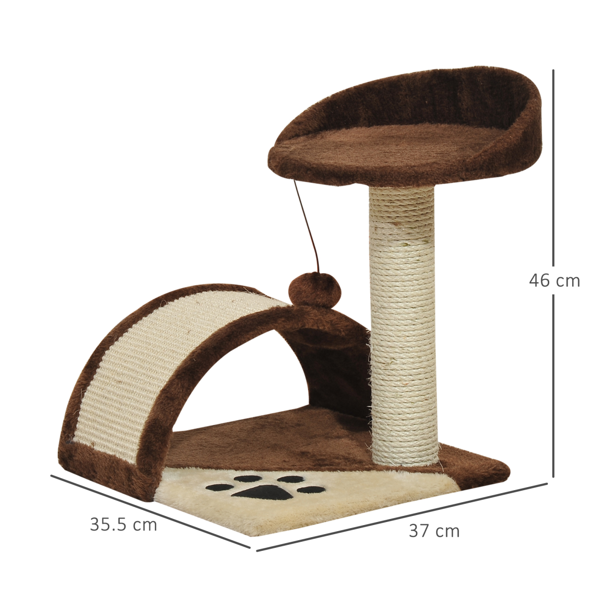 cortex-london-windsor-cat-tree-sisal-scratching-posts-brown-ball-toy