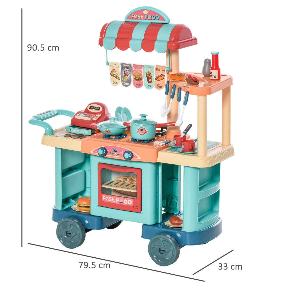 cortex-london-windsor-50-piece-kids-kitchen-trolley-cart-play-set