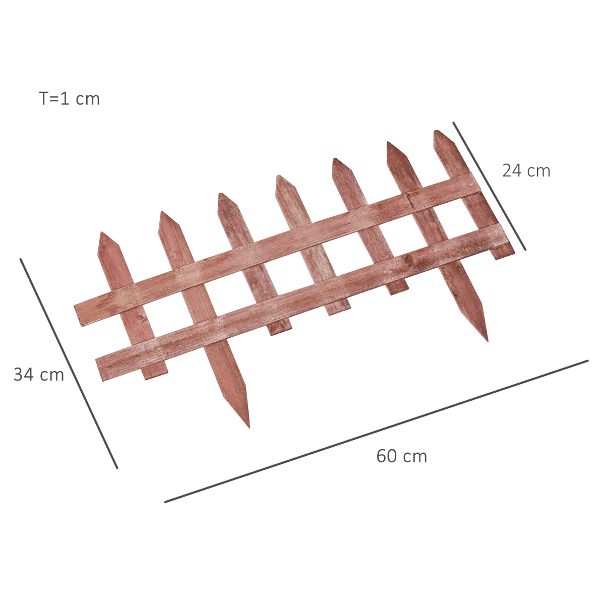 cortex-london-windsor-fir-wood-garden-picket-border-fence-set-of-12-rustic-brown