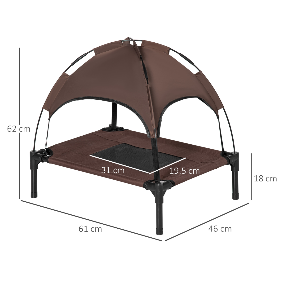 cortex-london-windsor-elevated-dog-bed-canopy-outdoor-brown