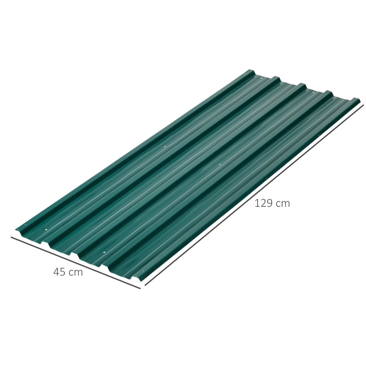 cortex-london-windsor-green-galvanised-steel-roofing-sheets-pack-of-12