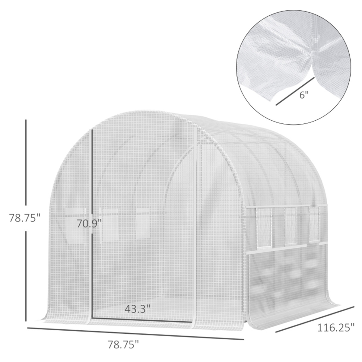 cortex-london-kew-mini-walk-in-greenhouse-white-galvanized-steel-polyethylene