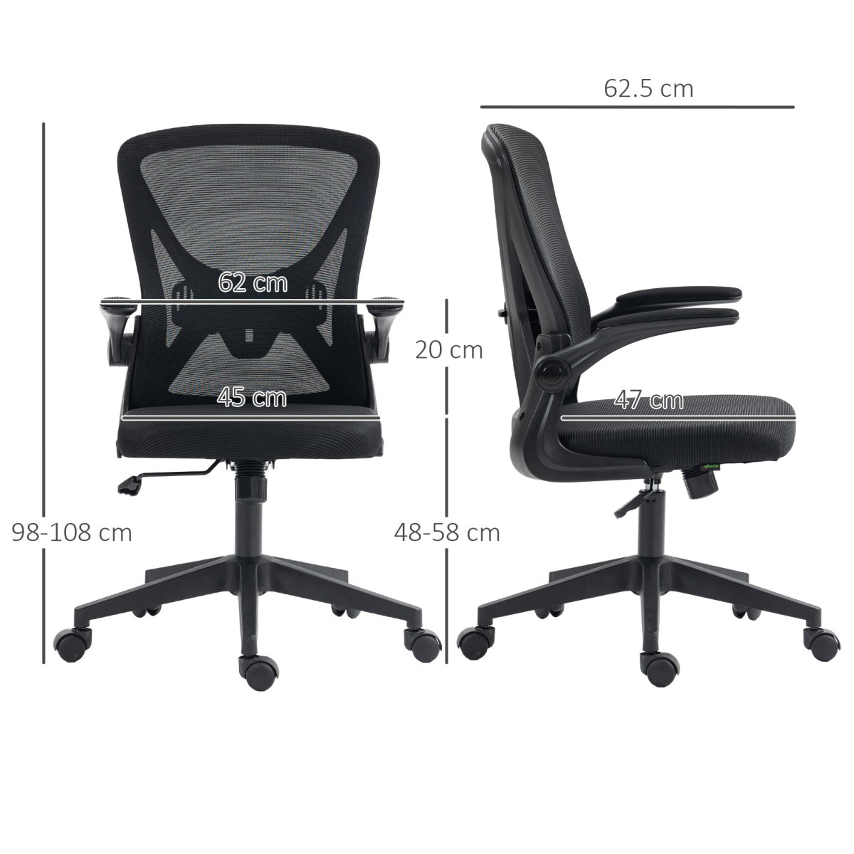 cortex-london-york-mesh-office-chair-lumbar-support-black