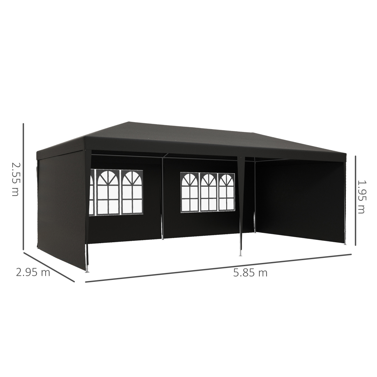 cortex-london-windsor-6m-x-3m-dark-grey-garden-gazebo-party-tent