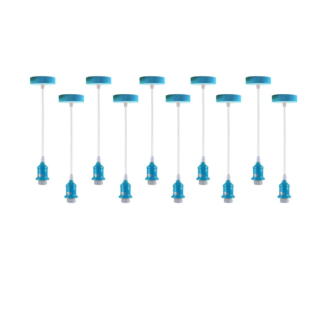 cortex-london-york-industrial-e27-pendant-light-fitting-set-10-pack-pvc-cable