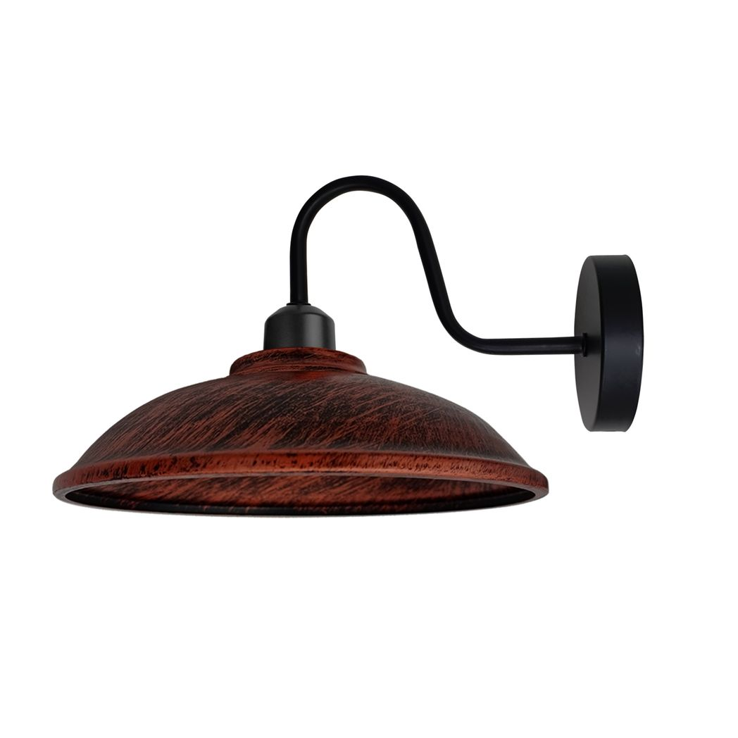 cortex-london-york-rustic-red-wall-light-e27-metal-hemisphere-shade