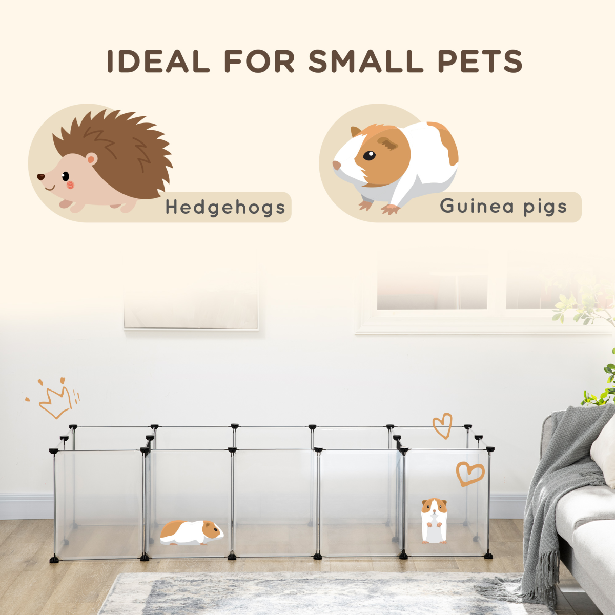 cortex-london-york-18-panel-diy-small-animal-playpen-guinea-pigs-hedgehogs