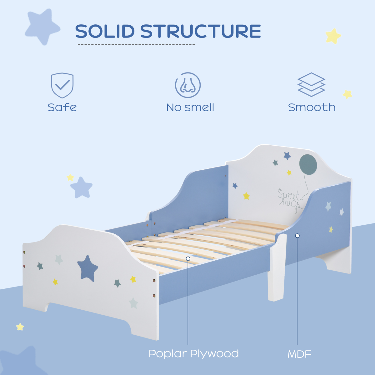 cortex-london-york-star-balloon-kids-single-bed-frame-blue-white