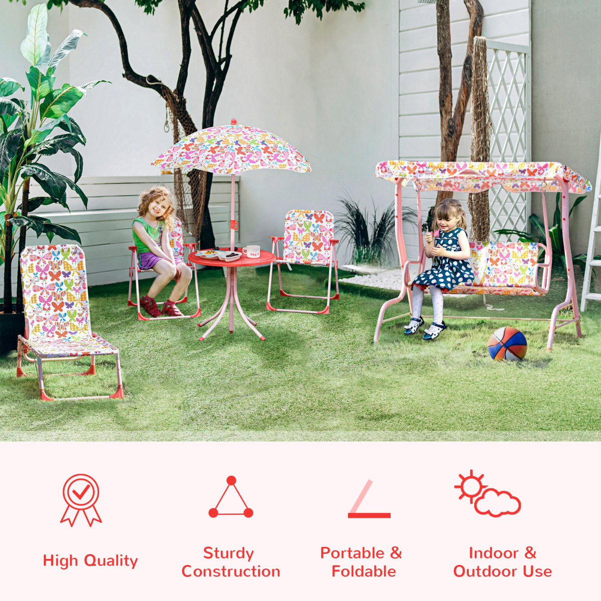 cortex-london-windsor-butterfly-kids-picnic-table-chair-set-parasol